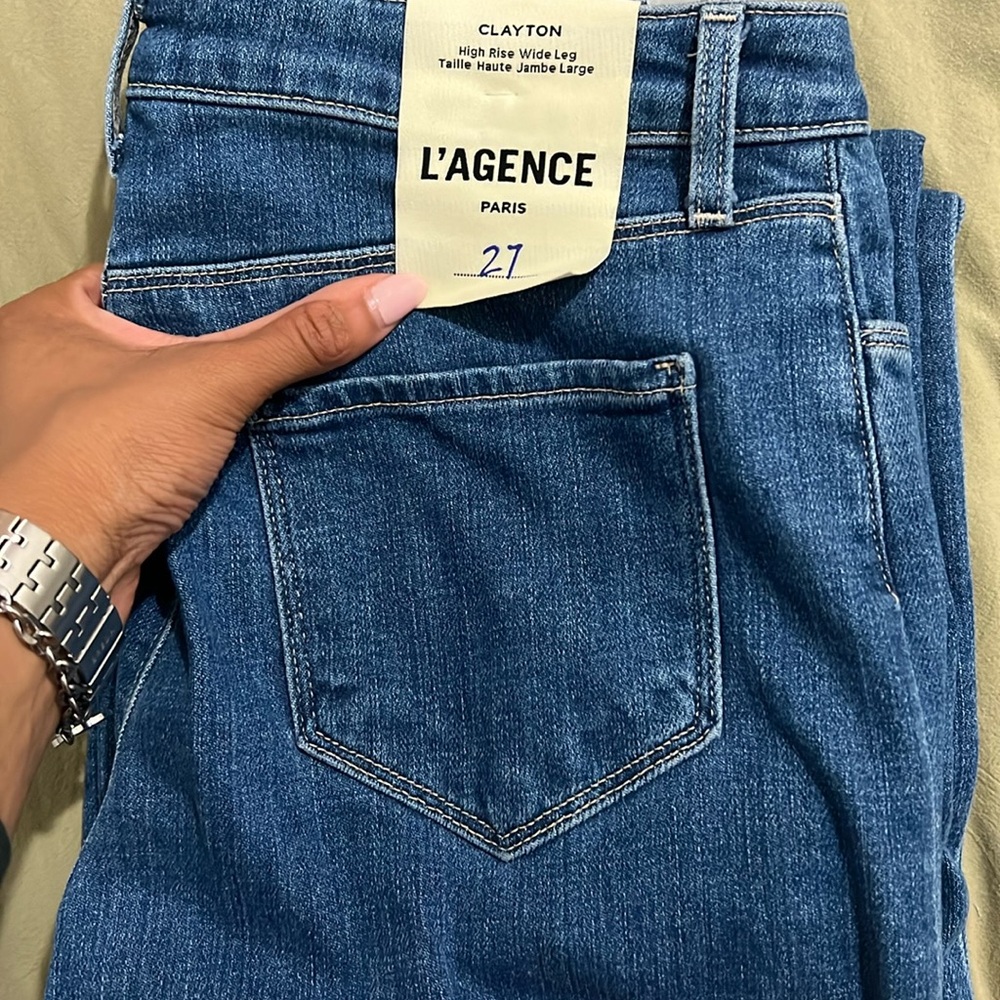 Clayton high rise wide leg